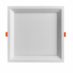 Painel De Led Quadrado Embutir Recuado 22w 3000K Blumenau