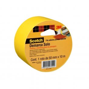 Fita de Demarcação de Solo Scotch Amarela 3M