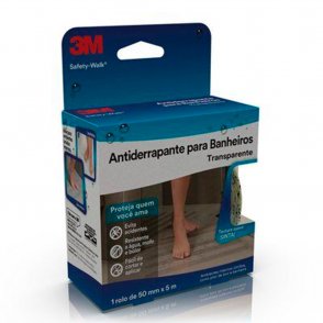 Fita Antiderrapante para Banheiros Safety-Walk® Transparente 3M