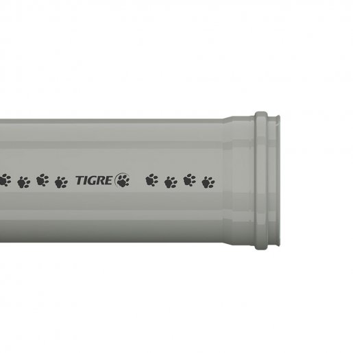 Tubo PVC Esgoto Série R 75mm 6m Tigre