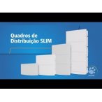 Quadro Distribuição Slim 32 disjuntores  sem Barramento Tigre